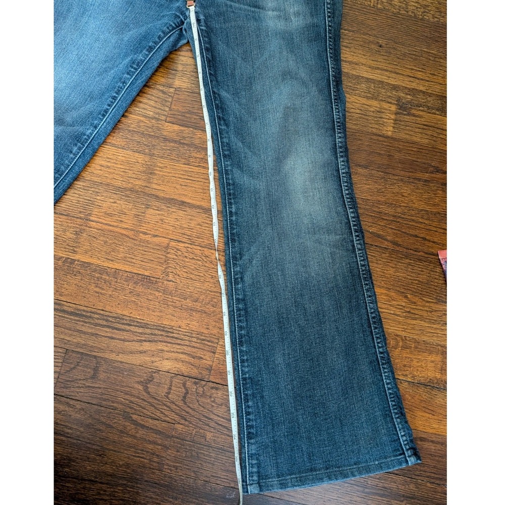 7 For All Mankind A Pocket Bootcut Jeans Dark Wash Blue Size 28 Women Denim 7FAM - Picture 7 of 8